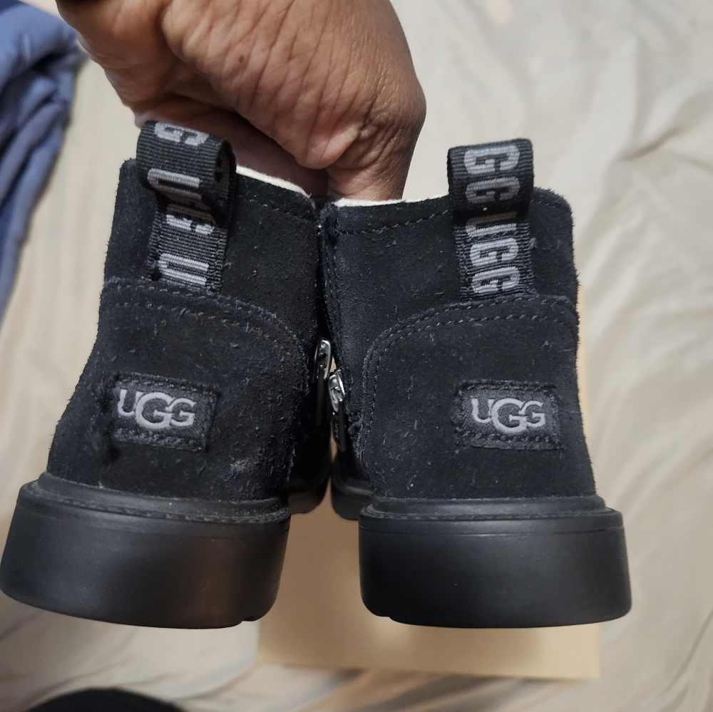 Ugg Boots Black Suede Size 10